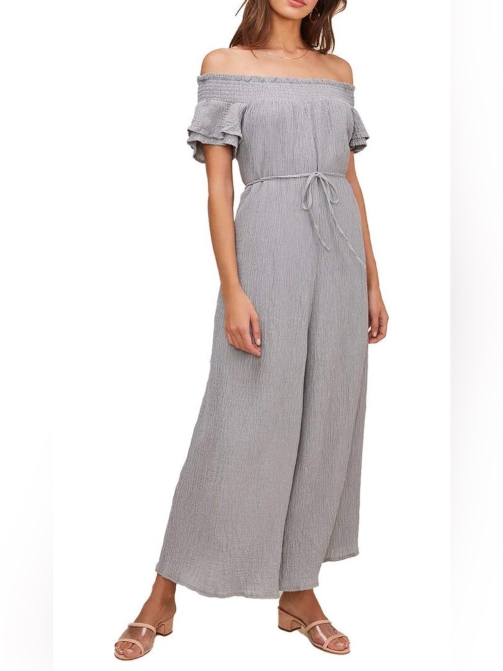 NWT Astr Slate Green Romper Size Small-boho hippie causal